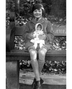 Audrey Hepburn (ca. 1935-37, perhaps in Brussels, age 6-8)