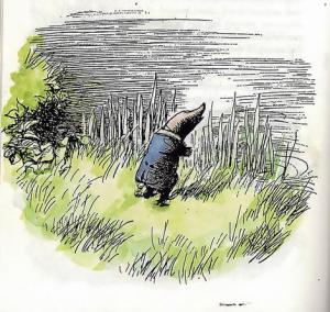 The Mole from The Wind in the Willows by Kenneth Grahame, illustration by E.H. Shepard